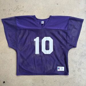 Russel Athletics Purple Sports Jersey Medium Football Made in South Africa